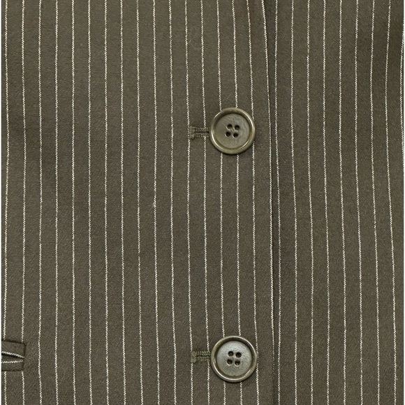Theory Brown Pinstriped Blazer size Small - Picture 6 of 10